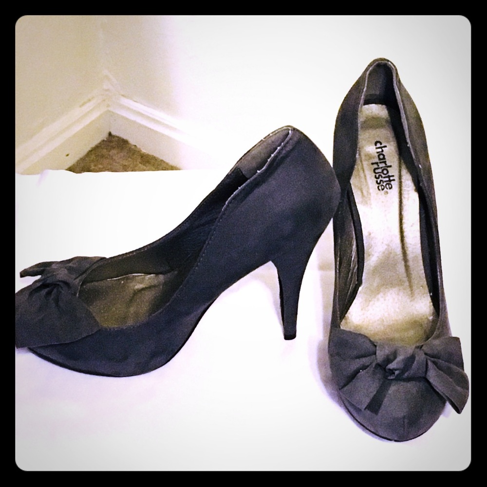 Dark grey Charlotte Russe pumps
